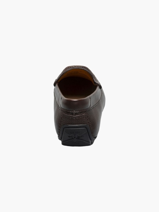 Mens Florsheim Motor Penny Driver Brown Leather, 13411-200 main image 6